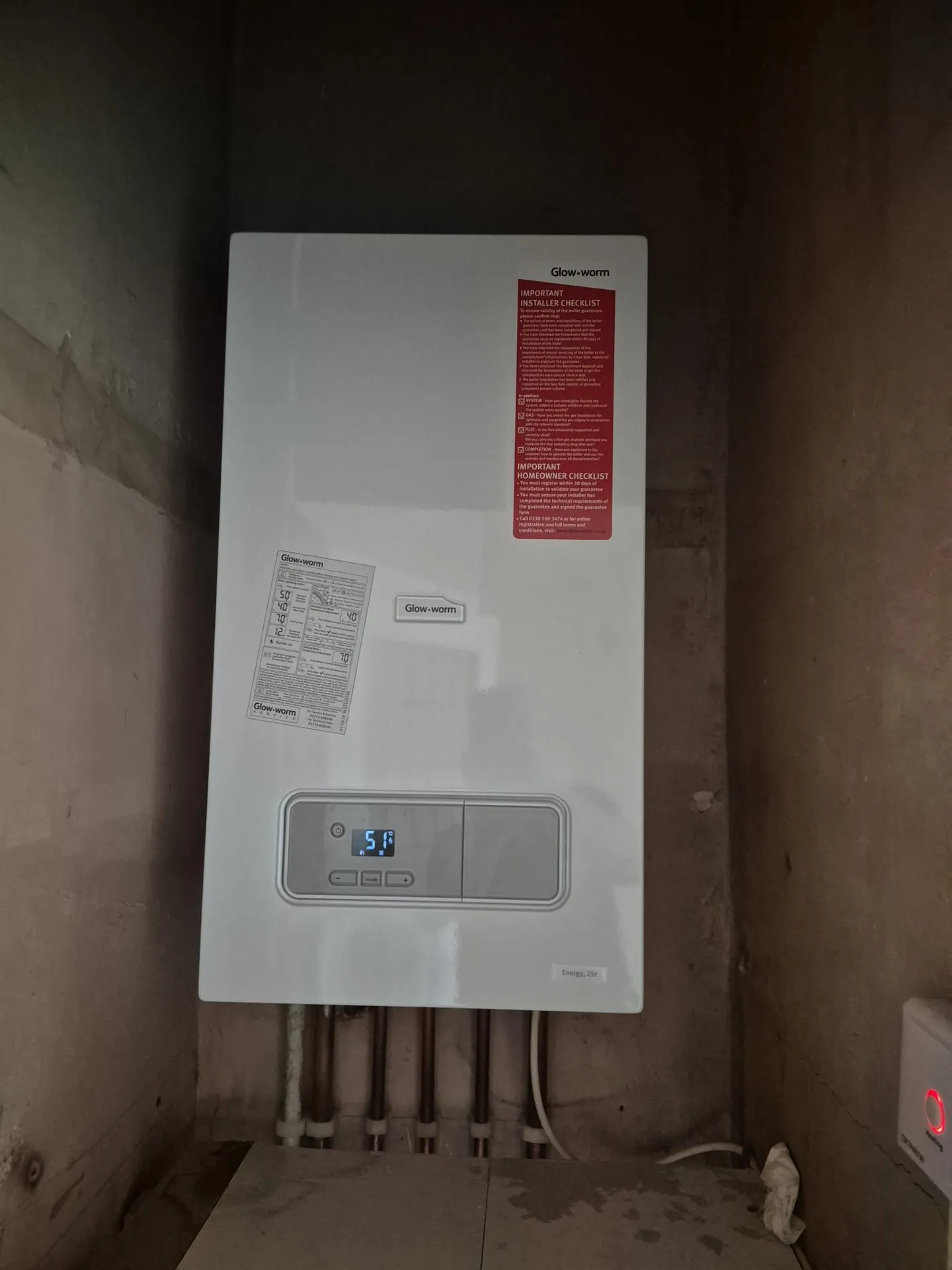 Boiler installation by Braxton's Plumbing & Heating in Romford