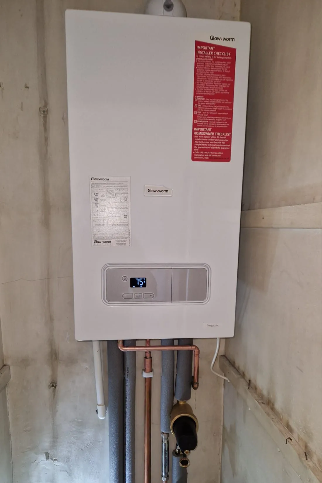 Boiler installation by Braxton's Plumbing & Heating in Romford