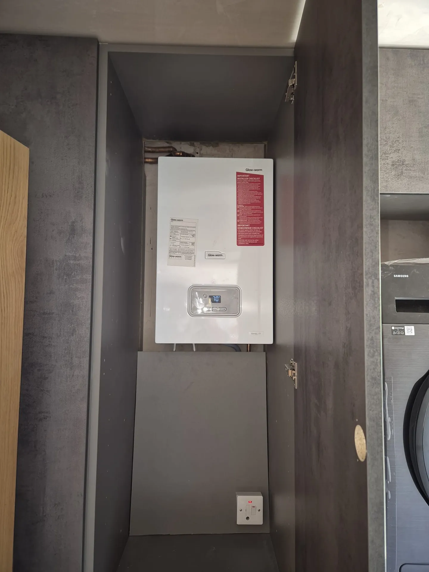 Completed boiler installation in a Romford home (02)