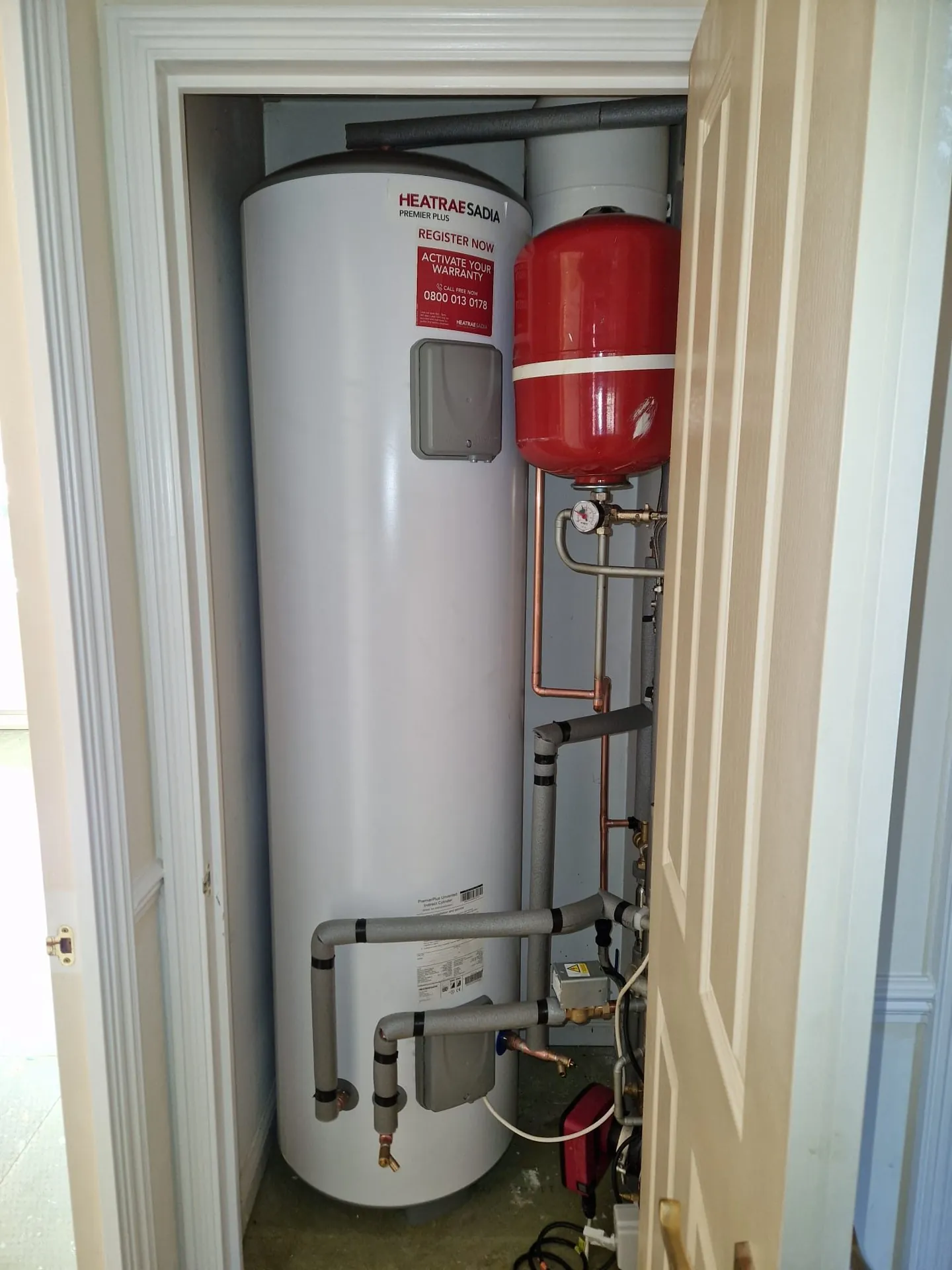 Unvented hot water cylinder by Braxton's Plumbing & Heating in Romford