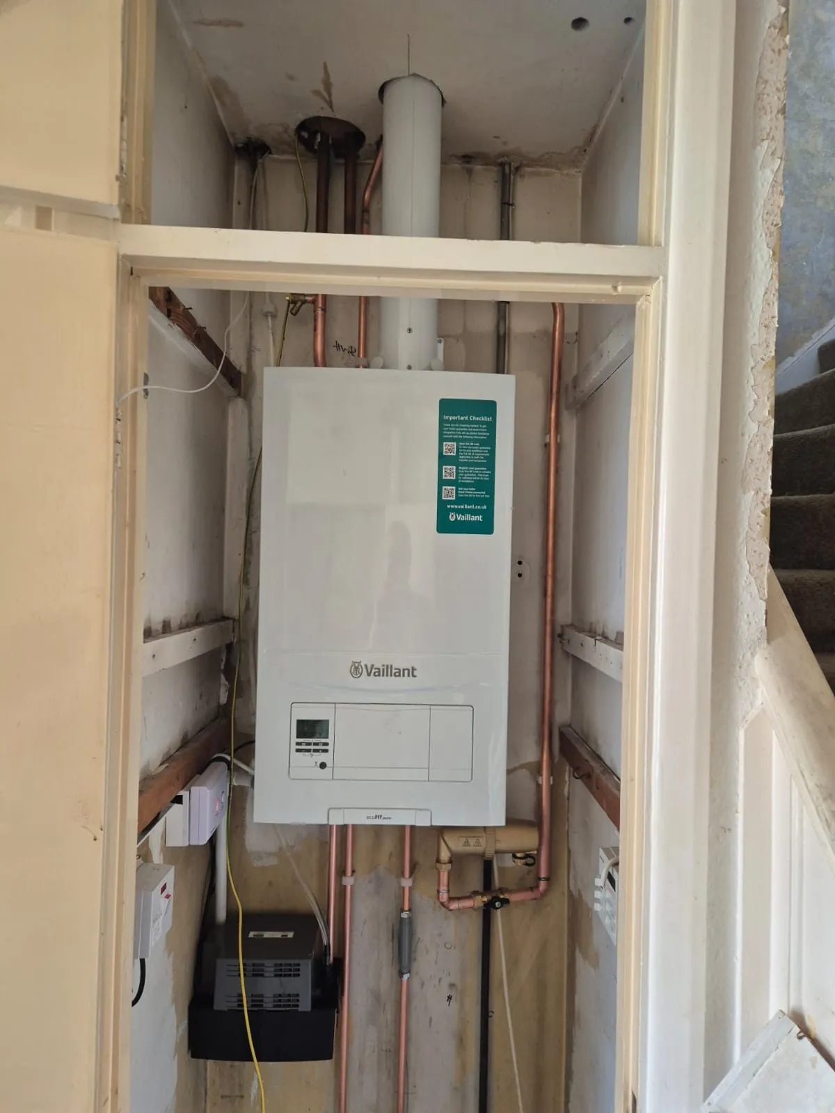 Boiler installation by Braxton's Plumbing & Heating in Romford