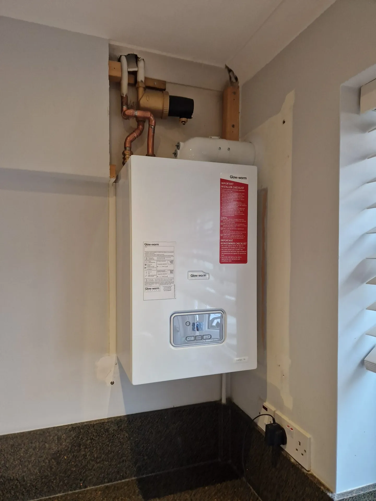 Boiler installation by Braxton's Plumbing & Heating in Romford