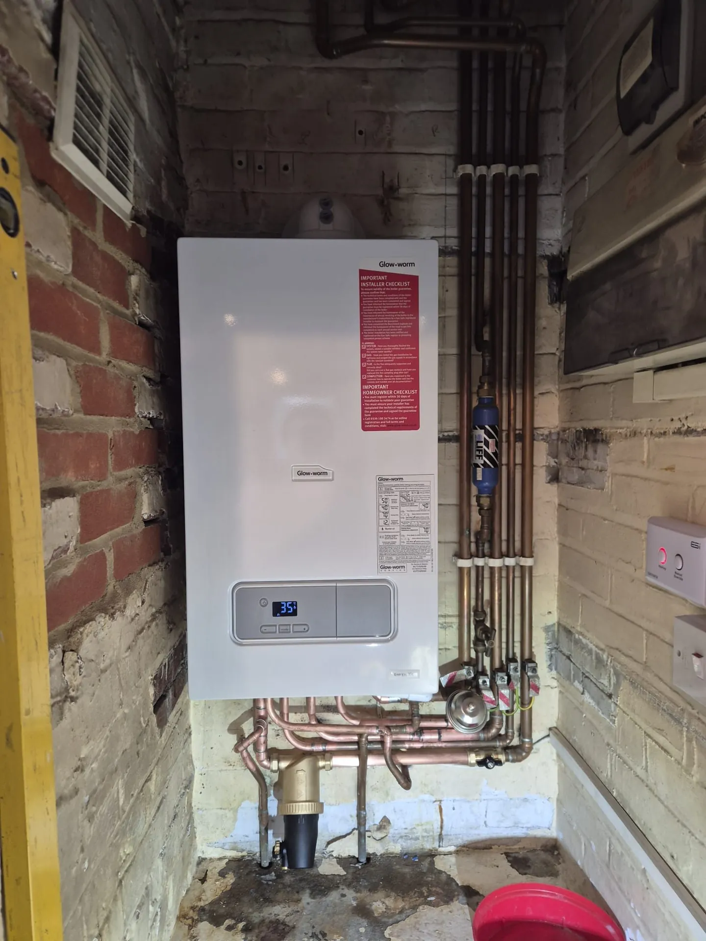 Boiler installation by Braxton's Plumbing & Heating in Romford